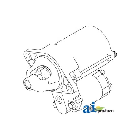 A & I Products Starter, Direct Drive 5" x6.7" x12.4" A-246-06104